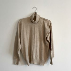 Vintage Harrods cashmere turtle neck